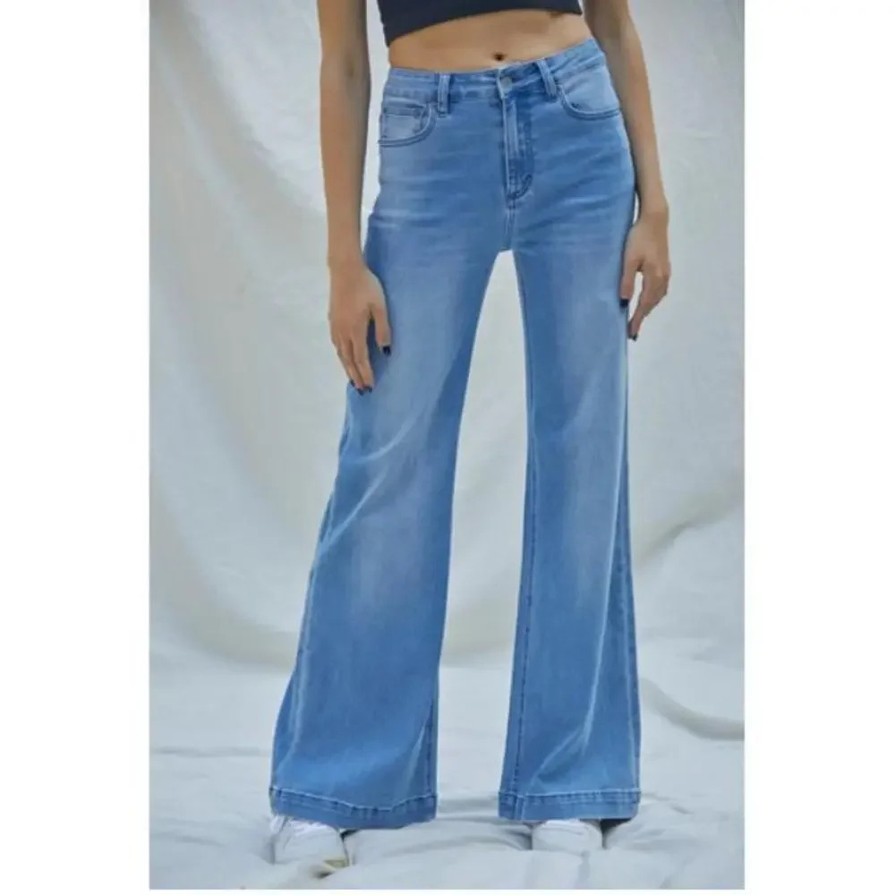 By Together Wide Leg, High Waisted Denim